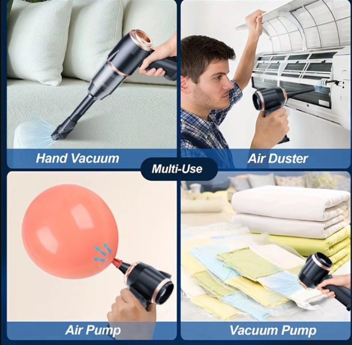 ⁦aspirateur 4in1 _ المكنسة الكهربائية المحمولة⁩ - الصورة ⁦4⁩